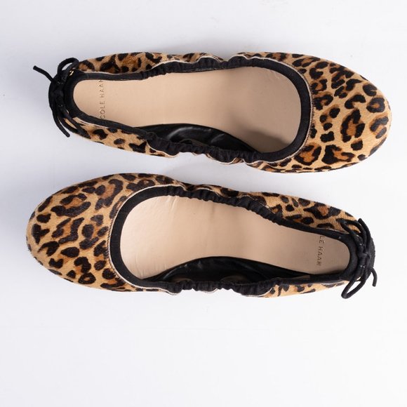 Cole Haan Shoes - Cole Haan Leopard print ballet flats size 7B